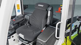 Nombreux rangements et vide-poches.
Siège chauffant à suspension pneumatique pour un maximum de confort. - TORION small series